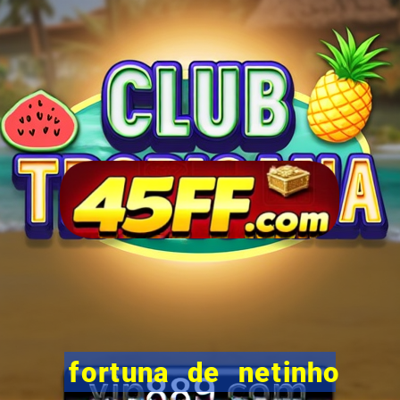 fortuna de netinho de paula